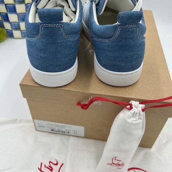 Men’s Christian Louboutin, Louis Jr spikes size 44 made in Italy - Picture 9 of 12